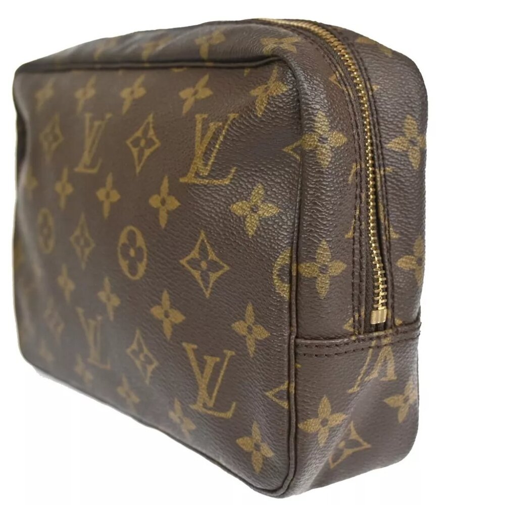 LOUIS VUITTON Trousse Toilette 23 Clutch Hand Bag Monogram Brown M47524 31YE047 - Picture 10 of 15